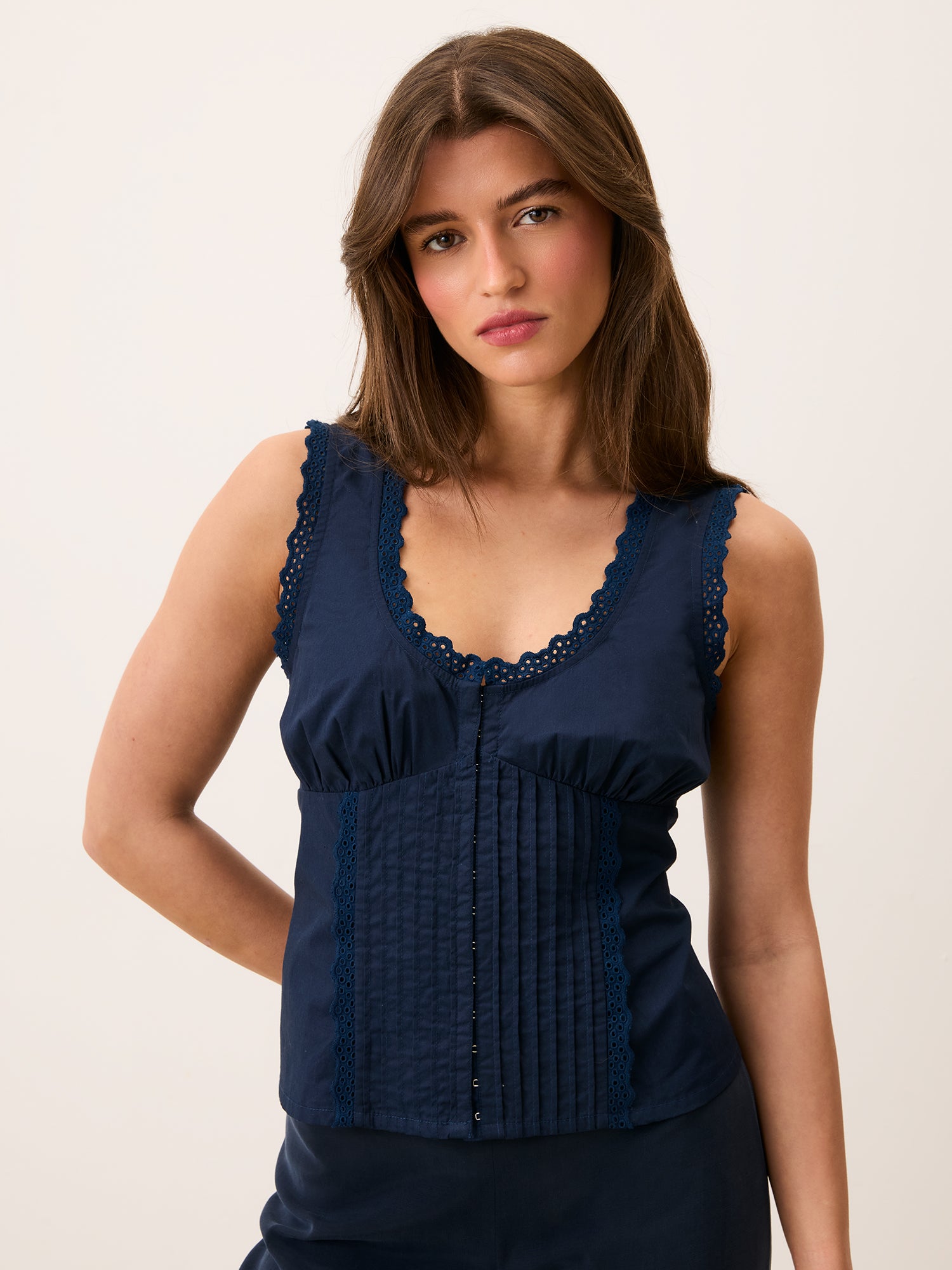 Top SHONA - UNI BLEUINDIGO