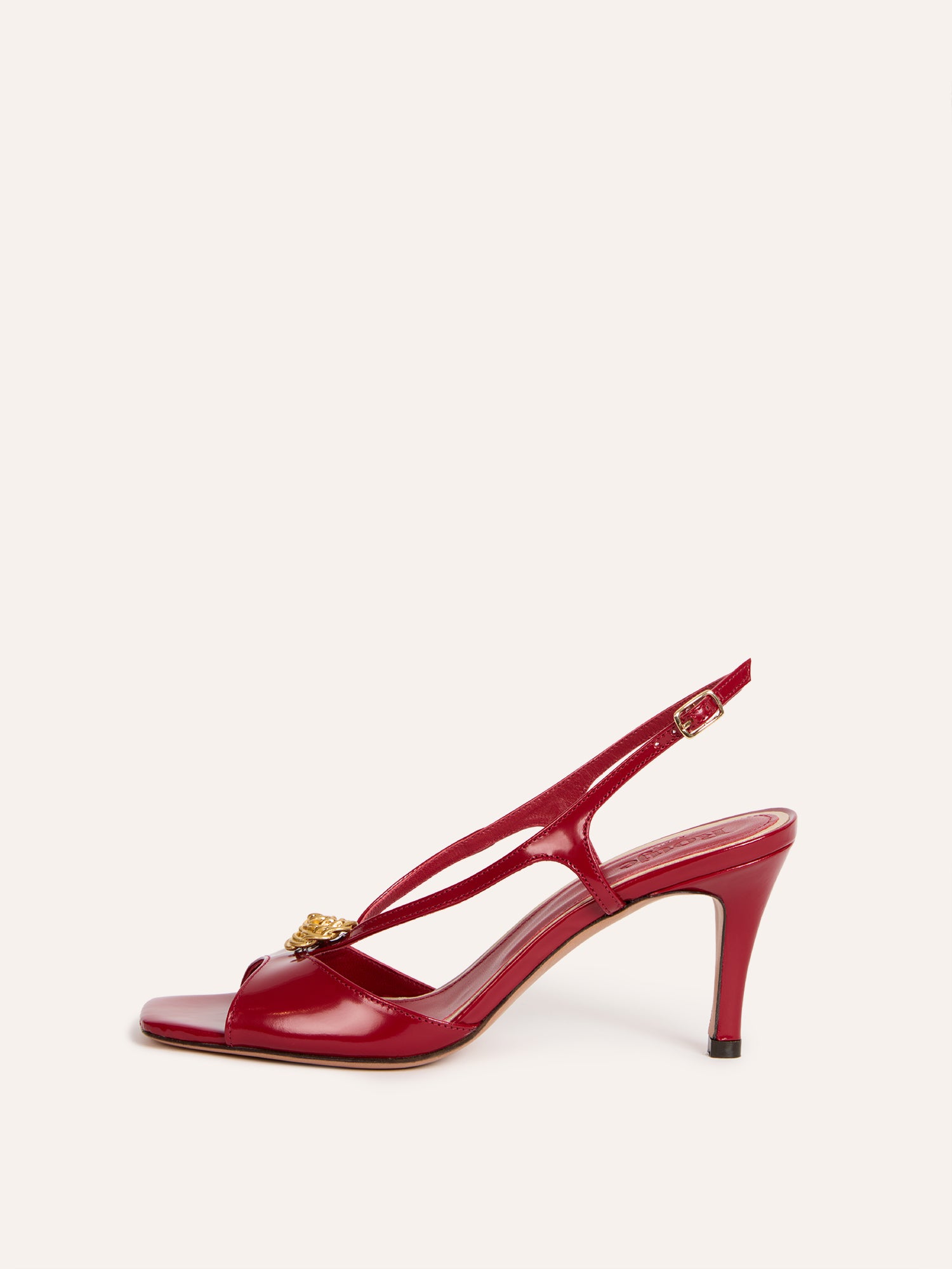 Escarpins ROSA - Cuir Rouge