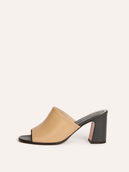 Mules SARA - CUIR DESERT