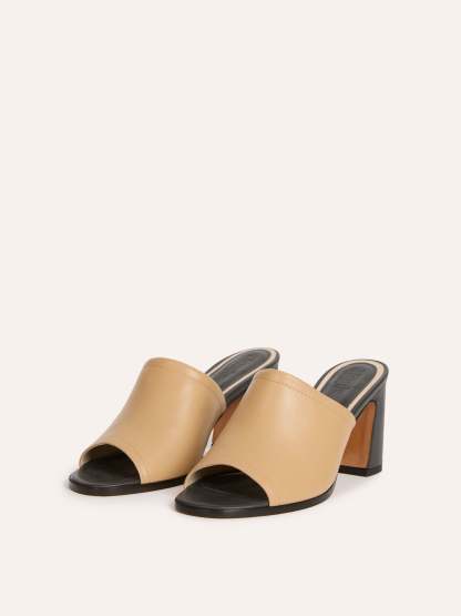 Mules SARA - CUIR DESERT