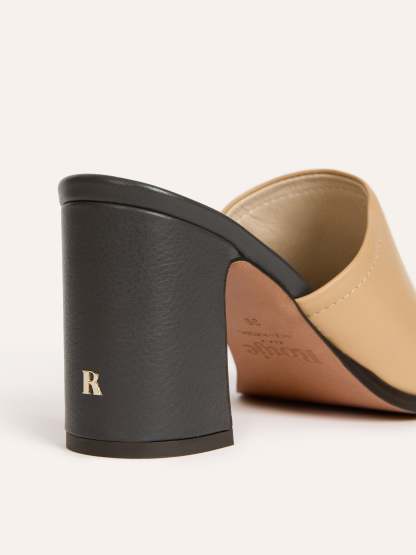 Mules SARA - CUIR DESERT