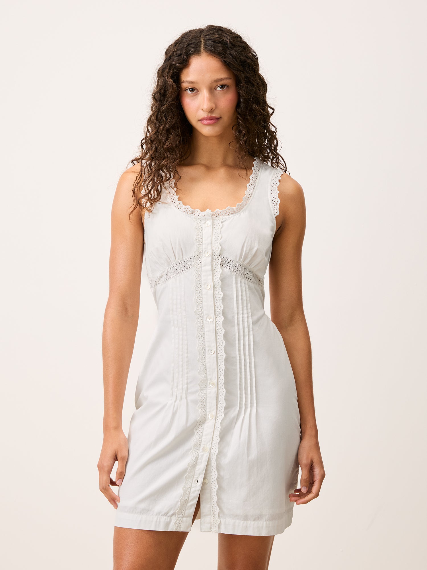Robe SHONIE - Uni Blanc