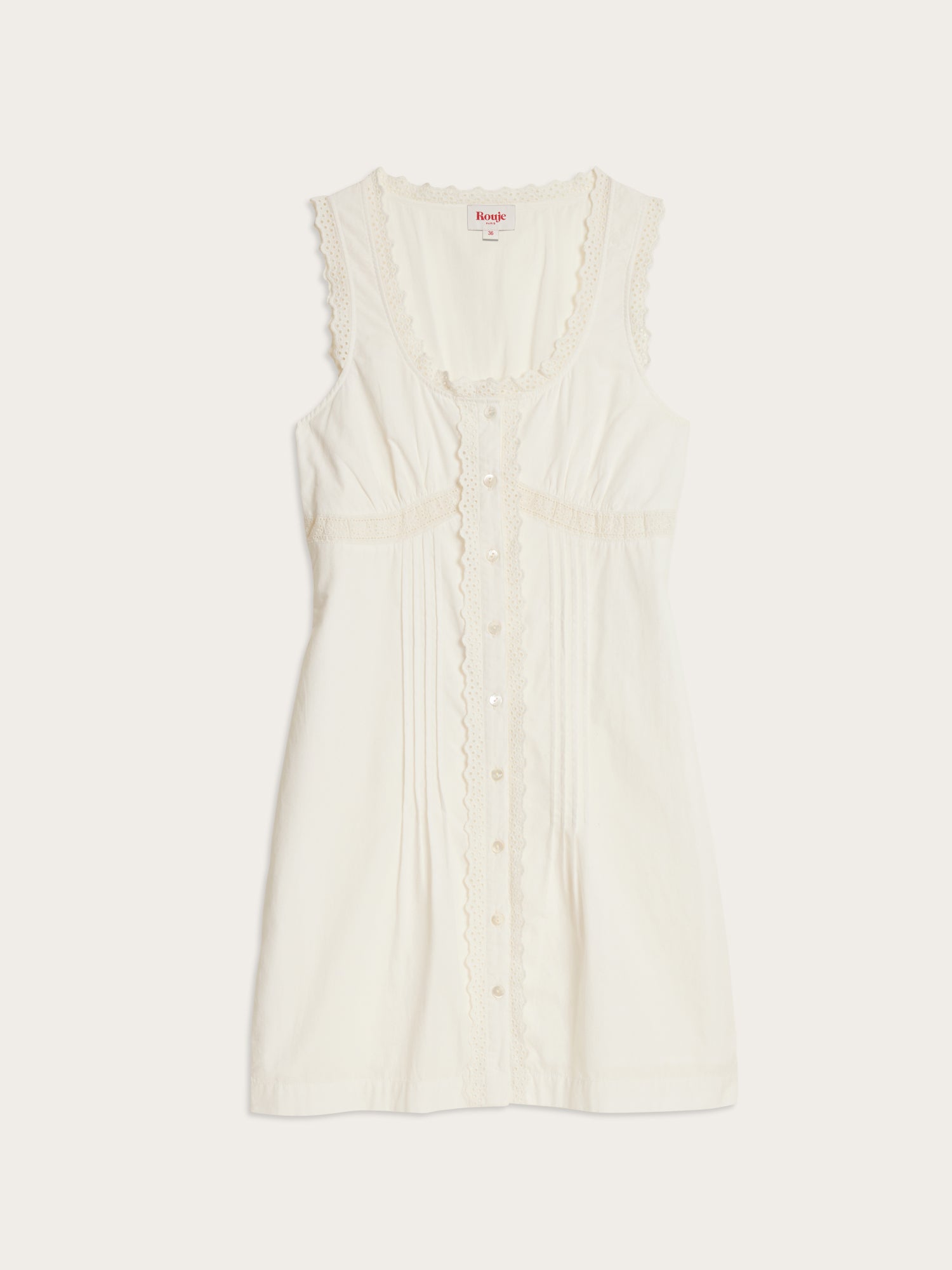 Robe SHONIE - Uni Blanc