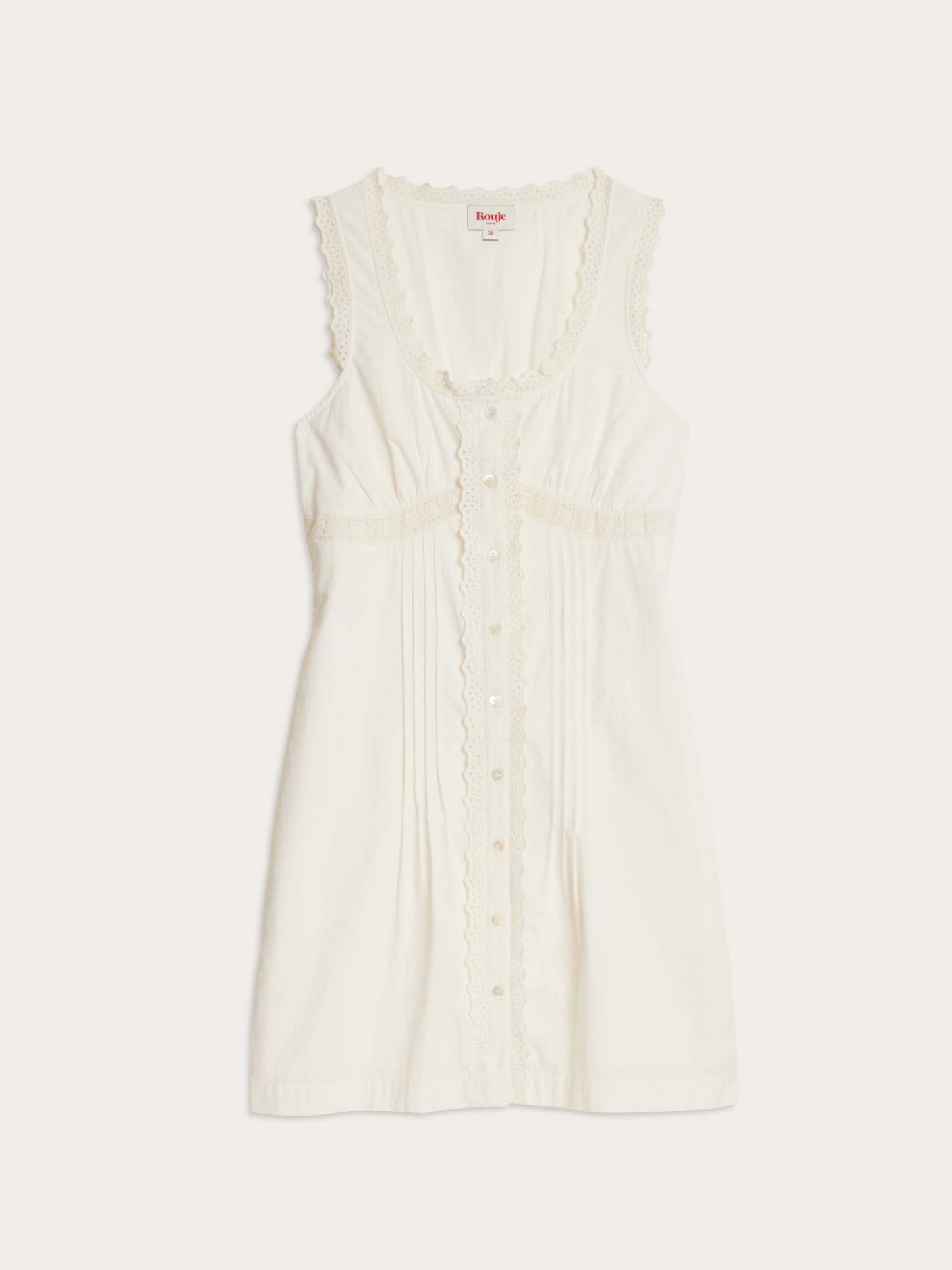 Robe SHONIE - Uni Blanc