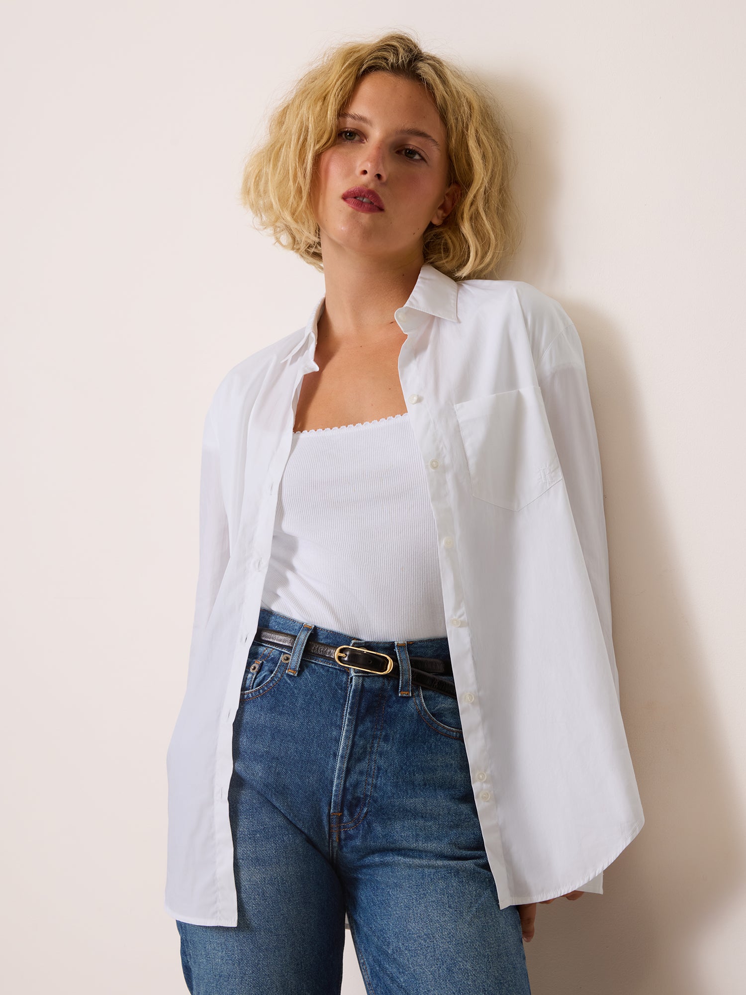Chemise HARPER - Uni Blanc