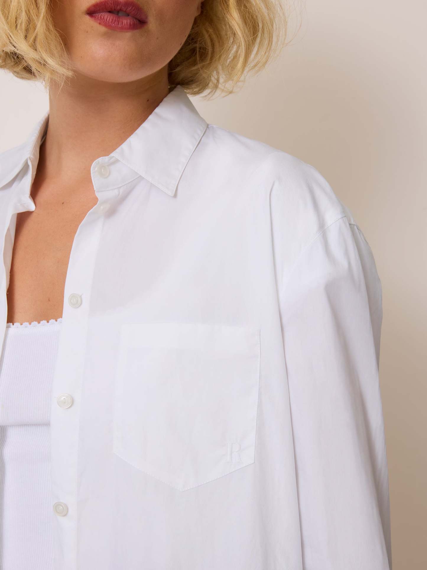 Chemise HARPER - Uni Blanc