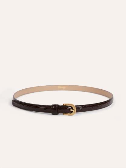 Ceinture SIGNATURE - CRO CHOCO