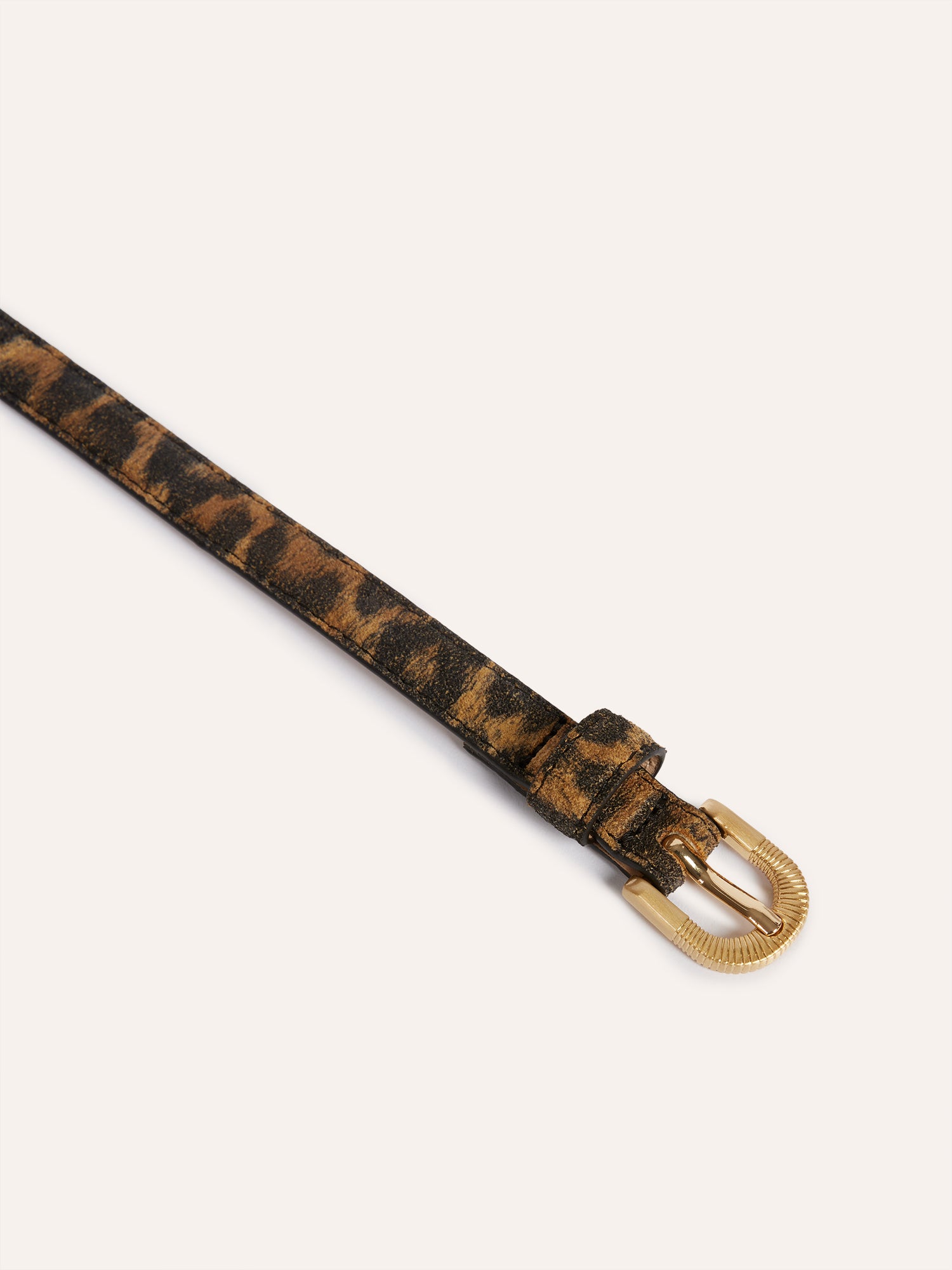 Ceinture SIGNATURE - Croute Léopard
