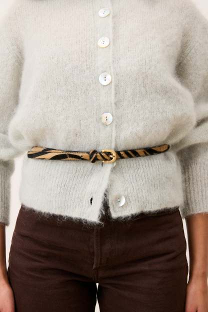Ceinture SIGNATURE - ZEBRE BEIGE