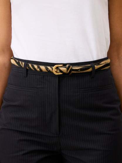 Ceinture SIGNATURE - ZEBRE BEIGE