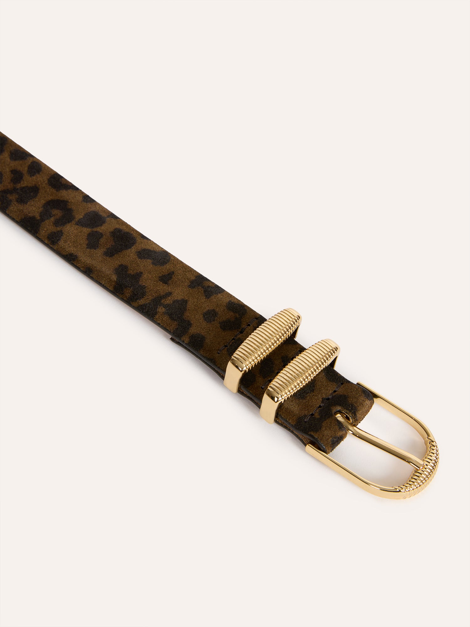 Ceinture SOUPIR - Suede Léopard