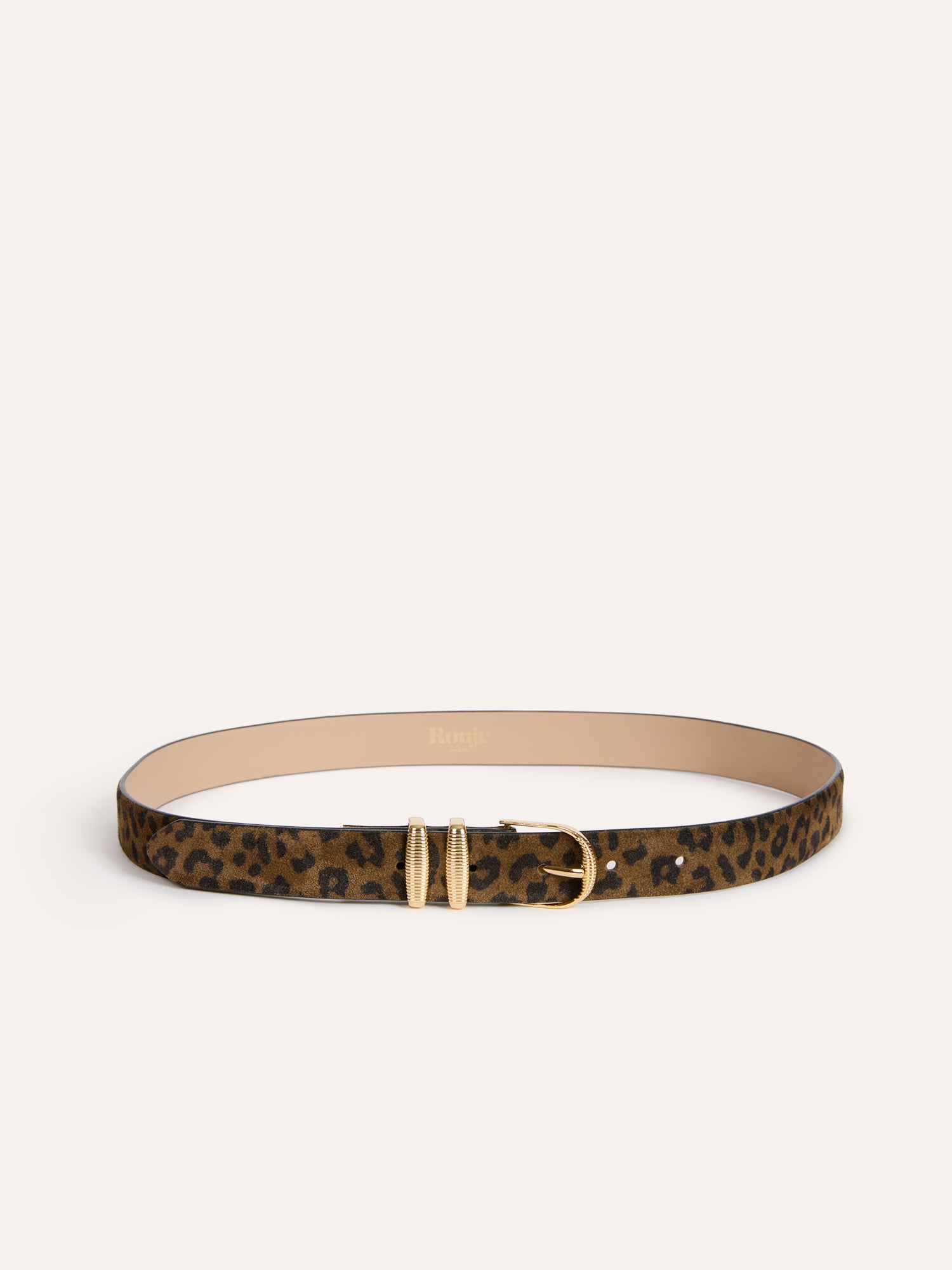 Ceinture SOUPIR - Suede Léopard