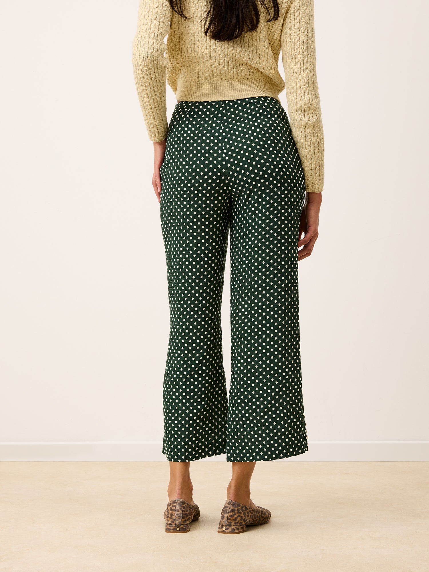 Pantalon SUZON - POIS VERT