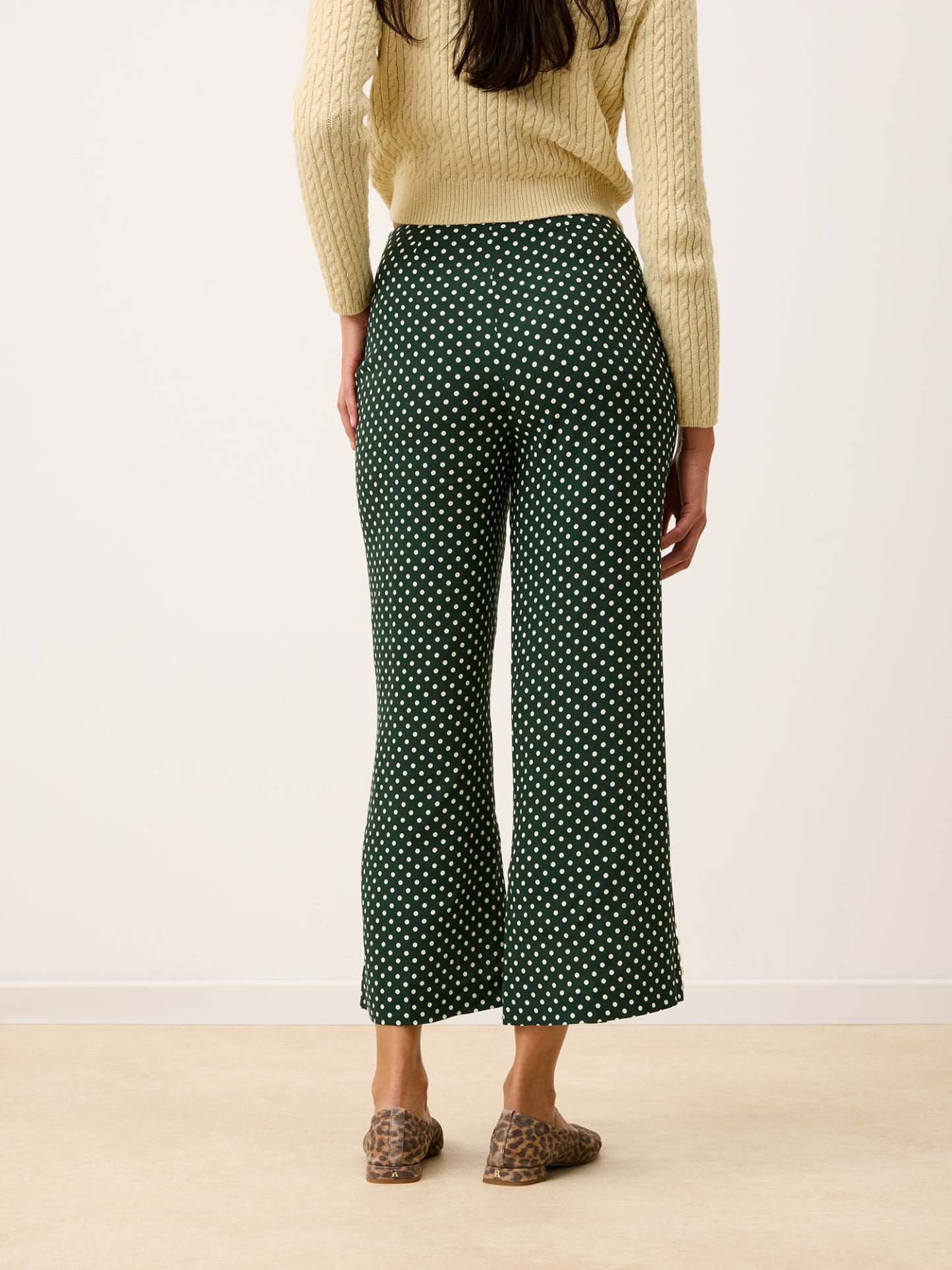 Pantalon SUZON - POIS VERT