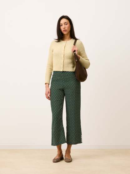 Pantalon SUZON - POIS VERT