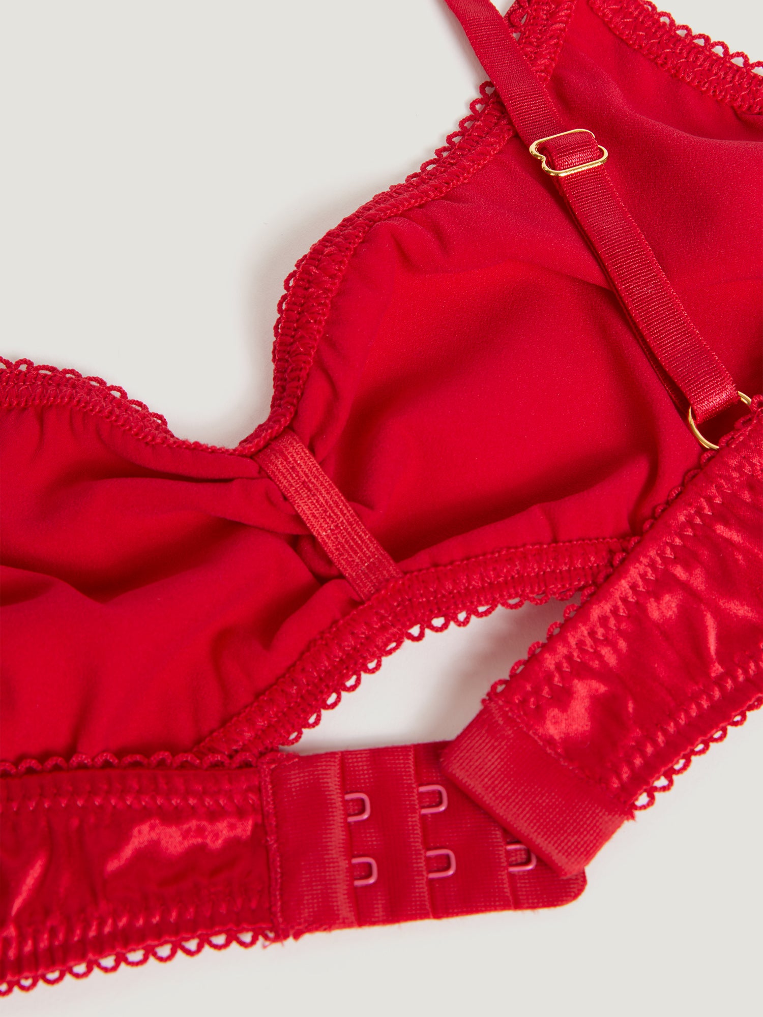 Soutien-Gorge TALIA - SATIN ROUGE
