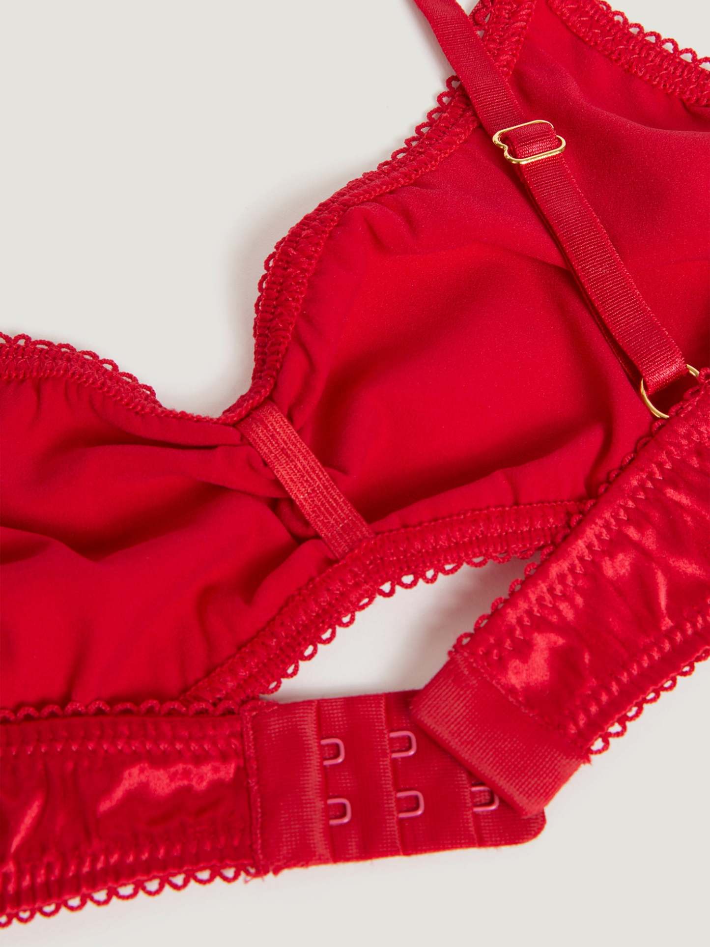 Soutien-Gorge TALIA - SATIN ROUGE