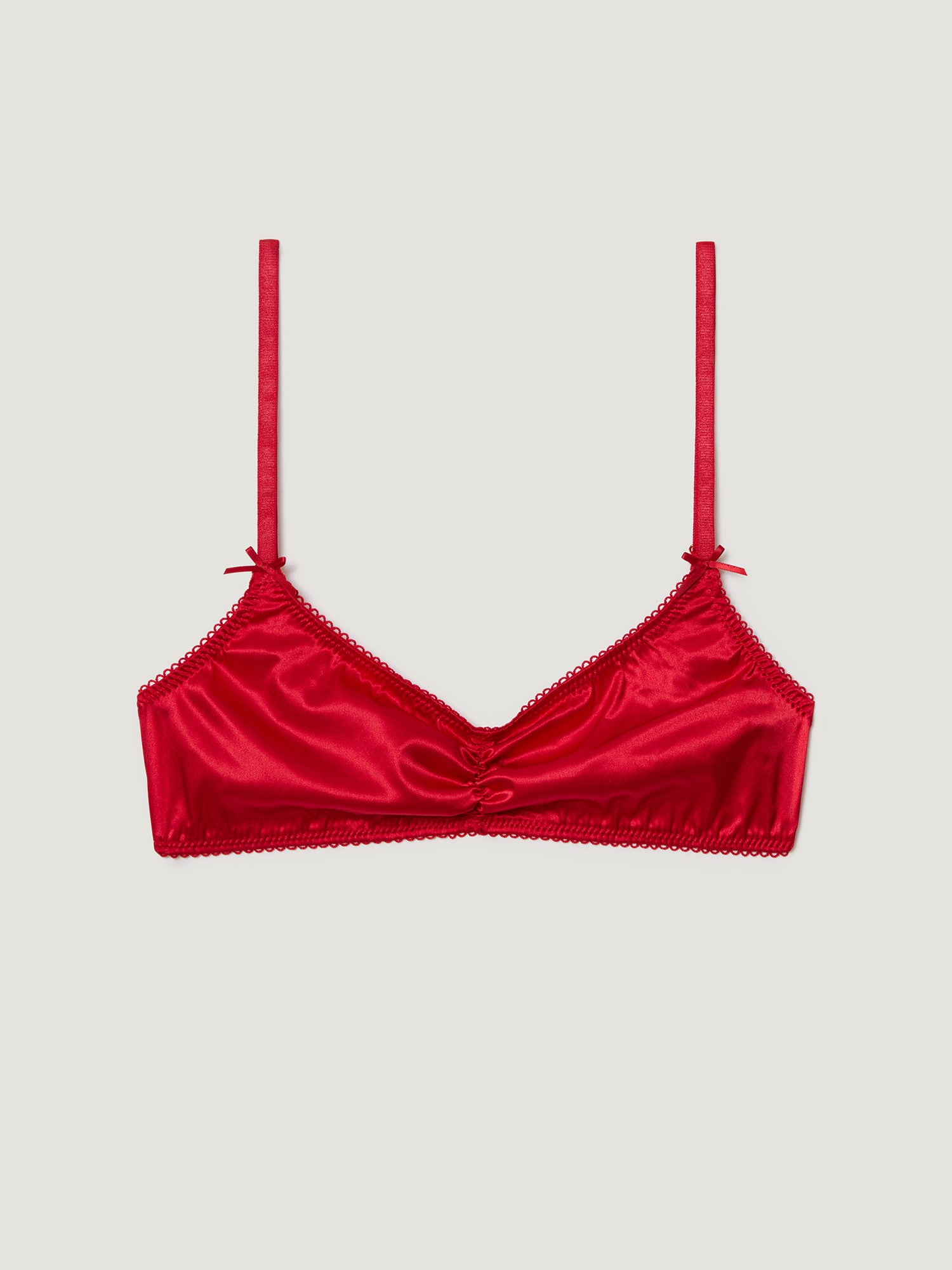Soutien-Gorge TALIA - SATIN ROUGE