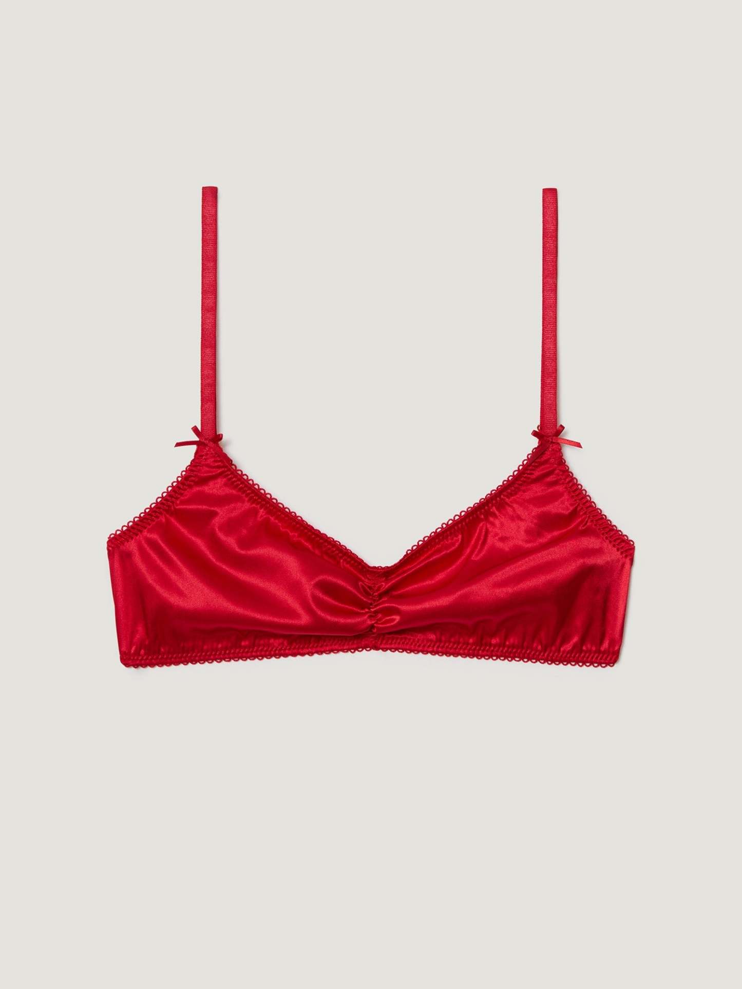 Soutien-Gorge TALIA - SATIN ROUGE