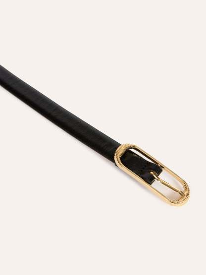 Ceinture TENDRE - CUIRVIEILLI NOIR