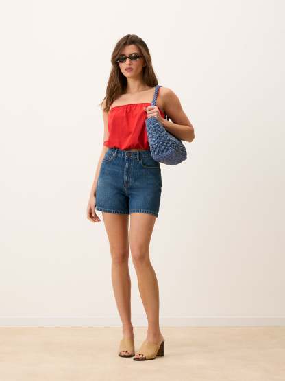 Top TIAGO - Uni Rouge
