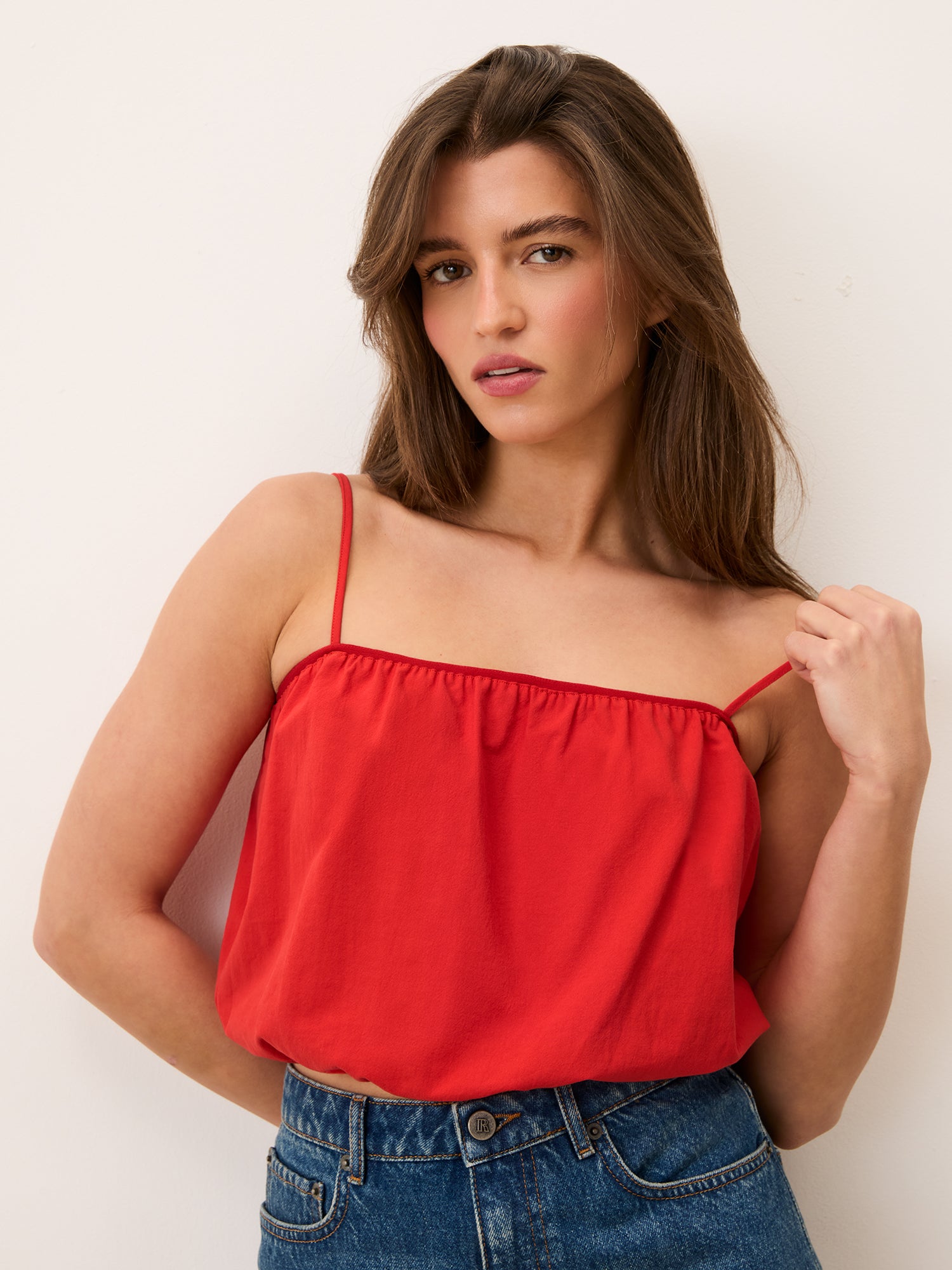 Top TIAGO - Uni Rouge