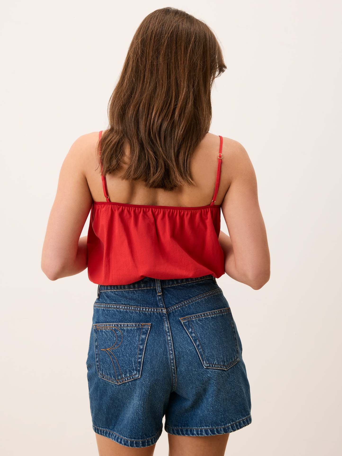 Top TIAGO - Uni Rouge