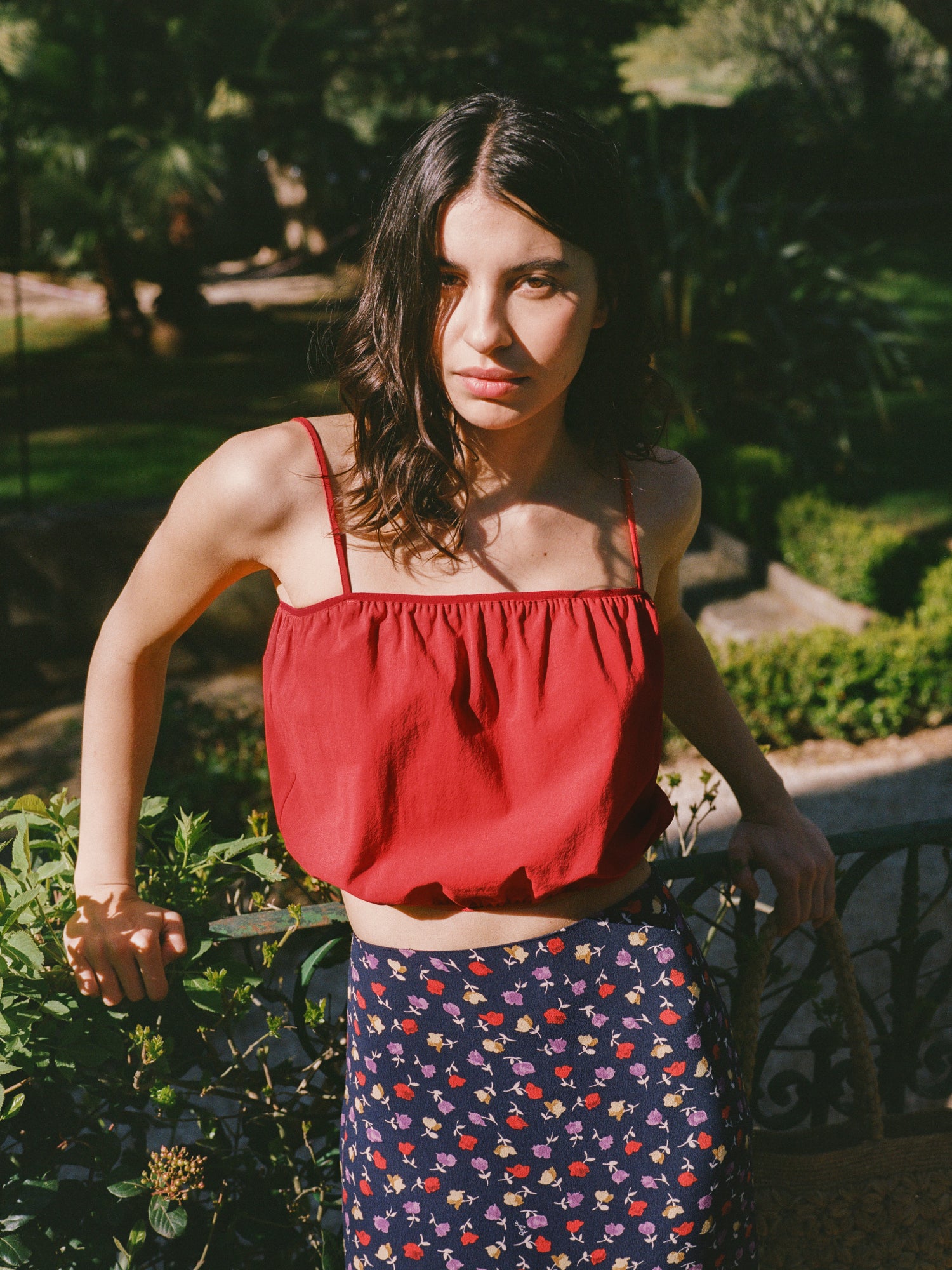 Top TIAGO - Uni Rouge