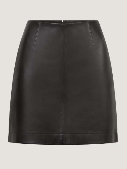 Jupe TILLY - Cuir Noir