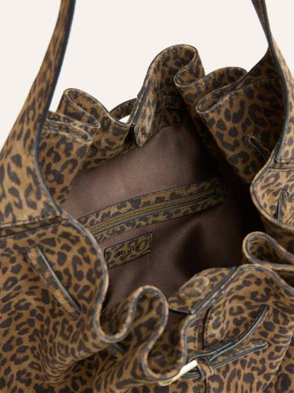Sac TRESOR - Suede Léopard