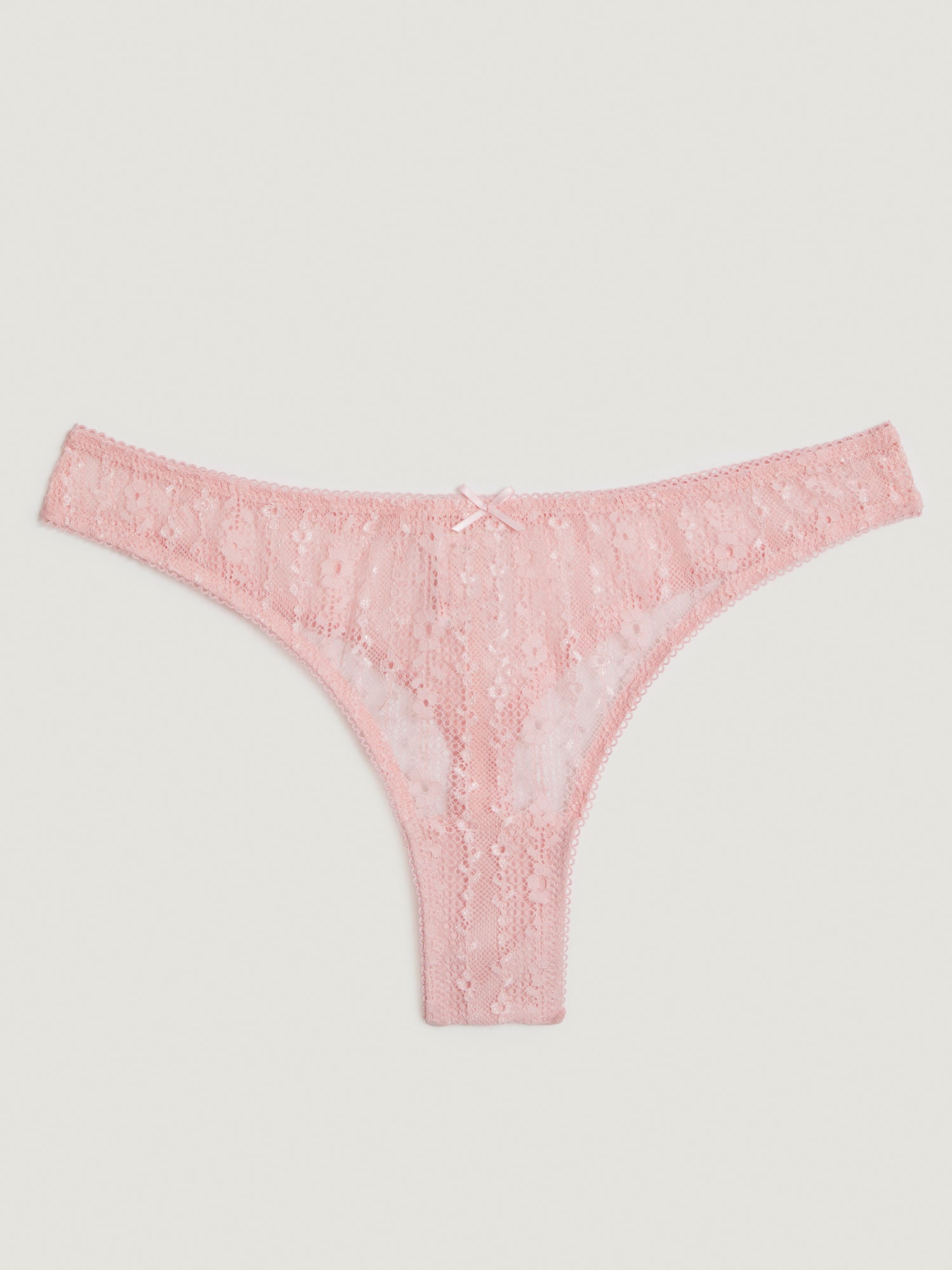 Tanga TULLY - Dentelle Rose