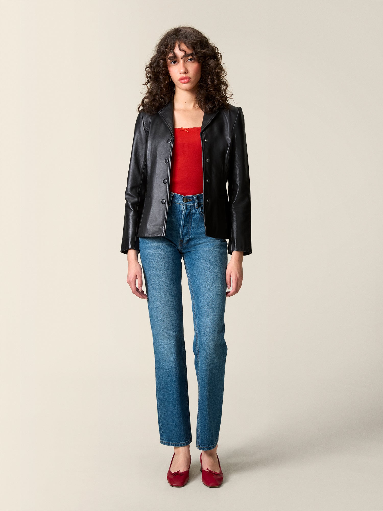 Veste ULYSSE - Cuir Noir