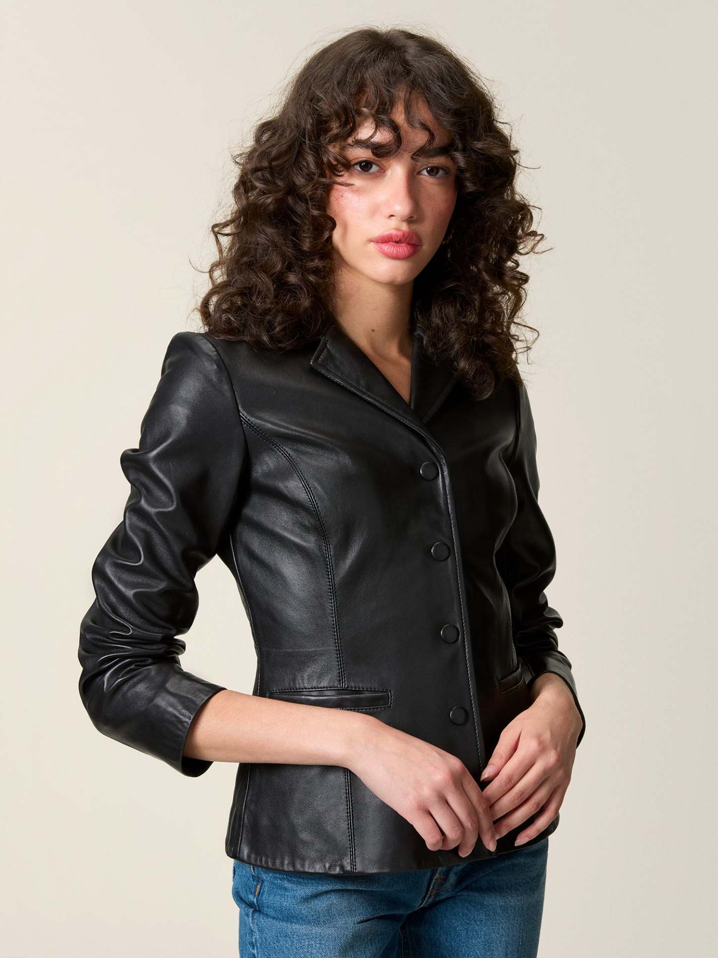 Veste ULYSSE - Cuir Noir