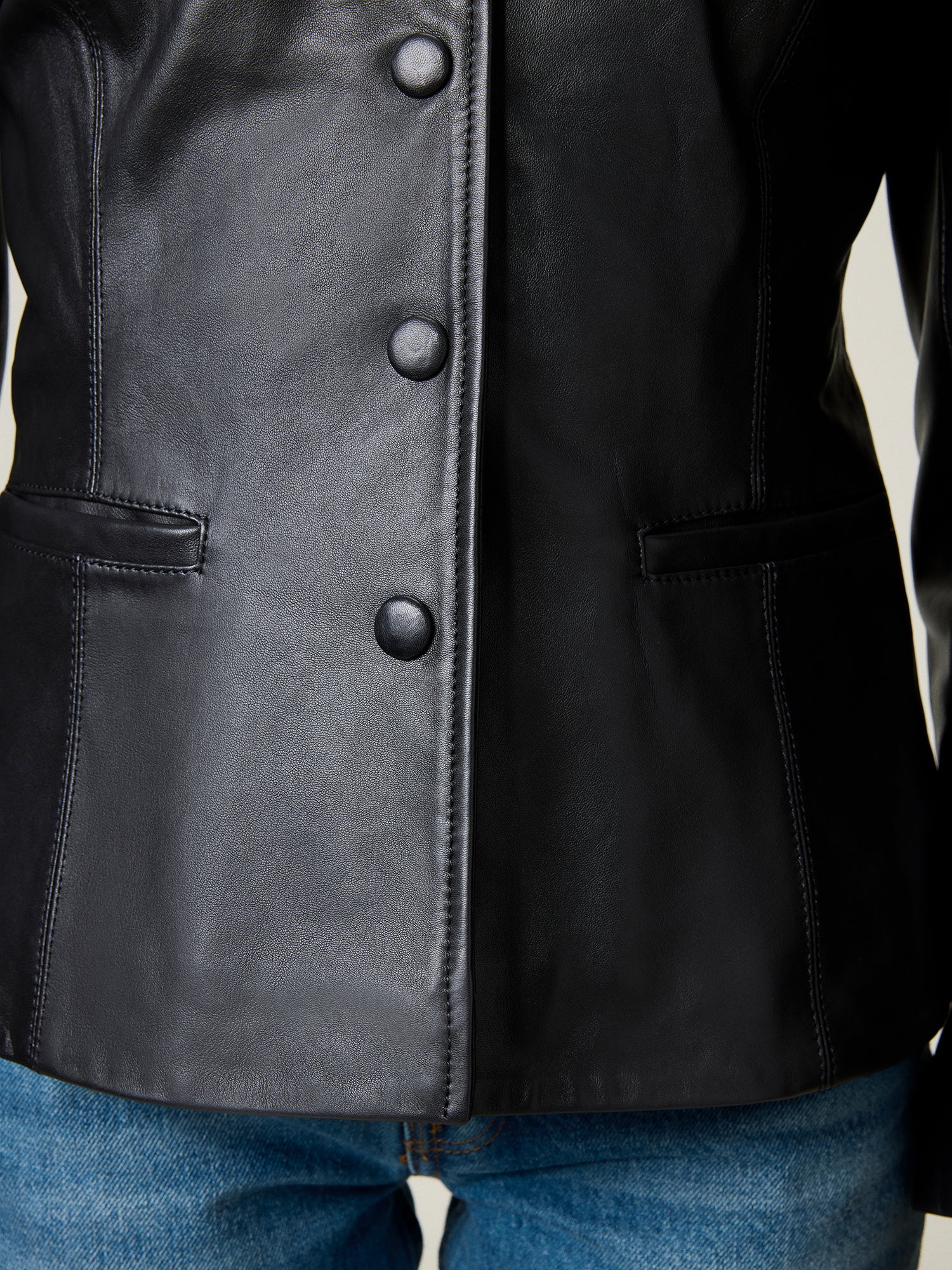 Veste ULYSSE - Cuir Noir