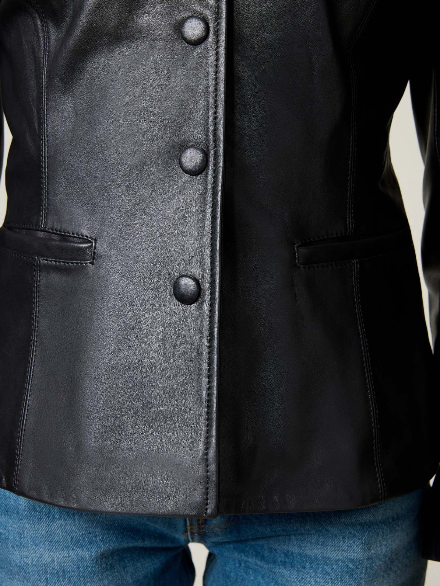 Veste ULYSSE - Cuir Noir