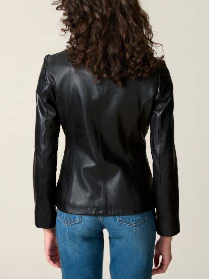 Veste ULYSSE - Cuir Noir