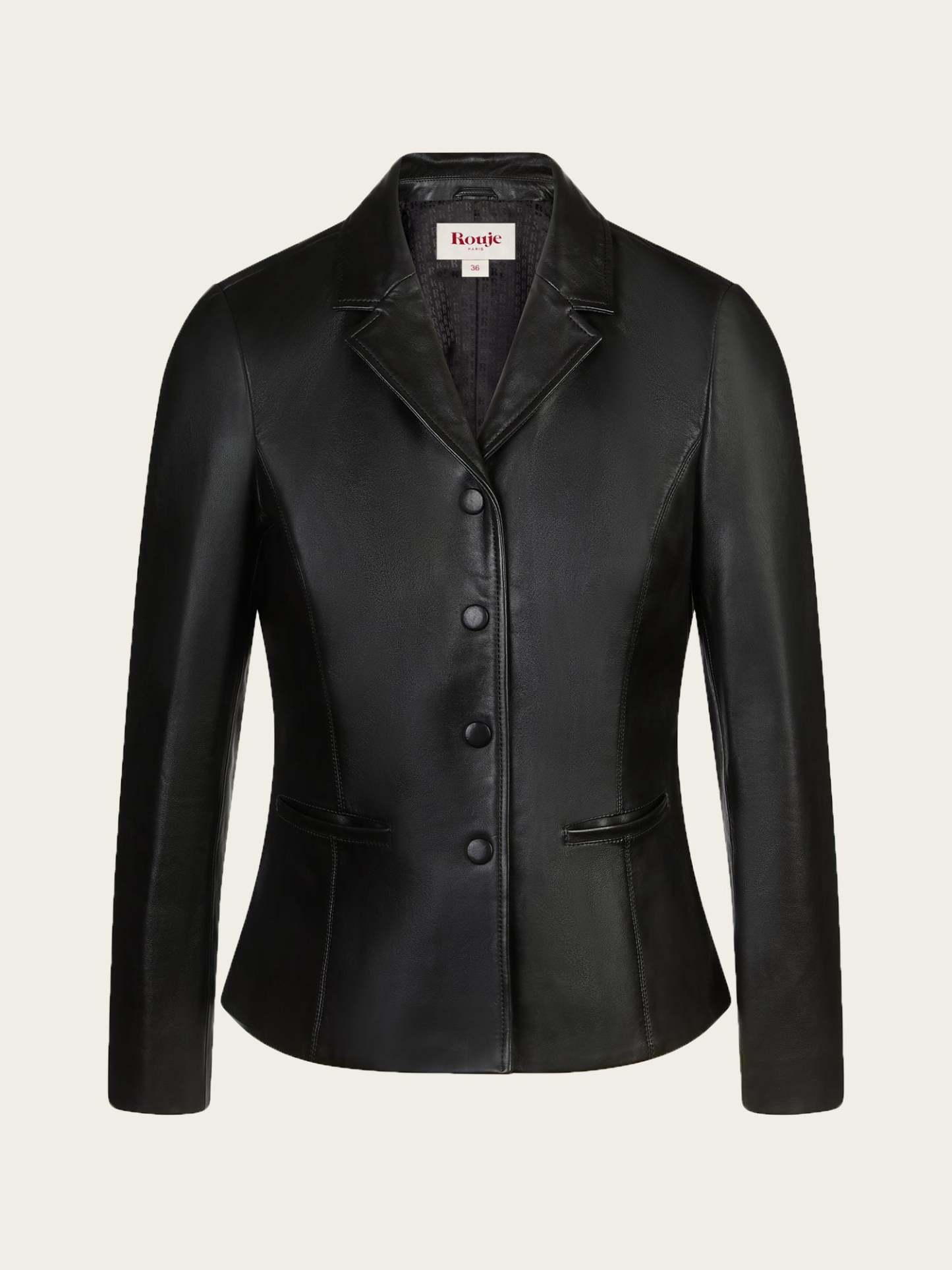 Veste ULYSSE - Cuir Noir