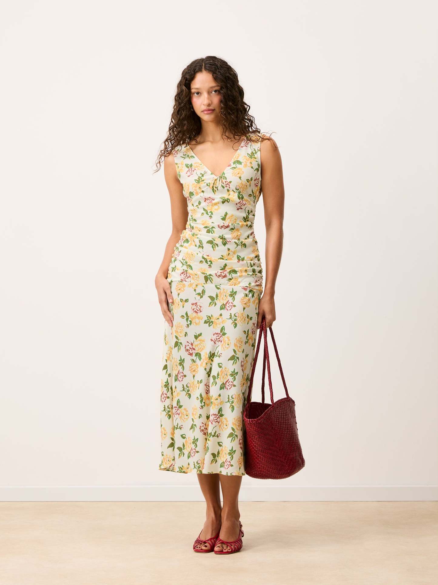 Robe VAL - FLORE ÉCRU