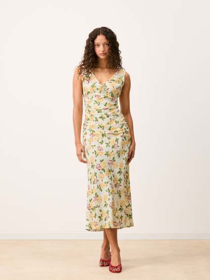 Robe VAL - FLORE ÉCRU