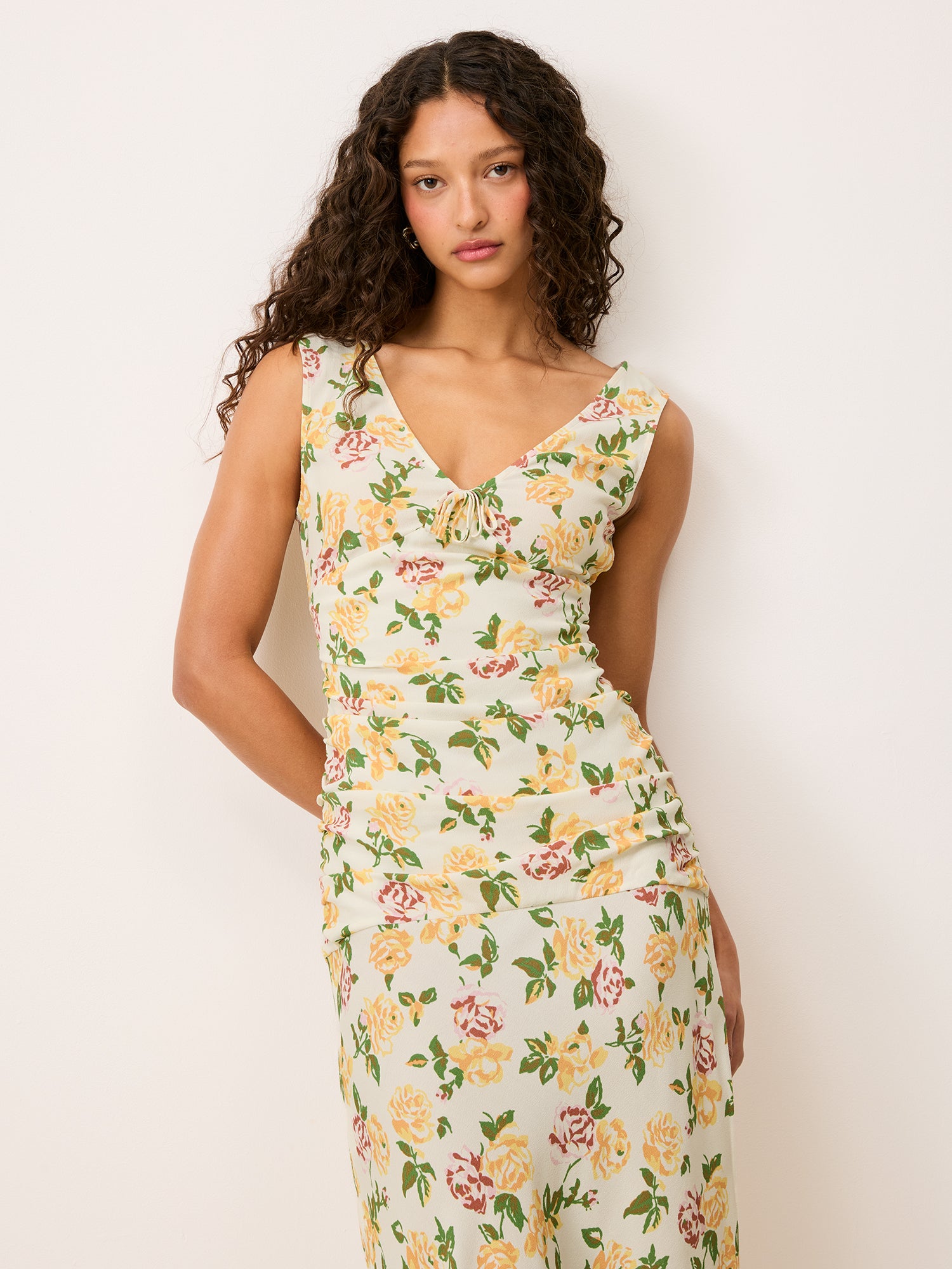 Robe VAL - FLORE ÉCRU