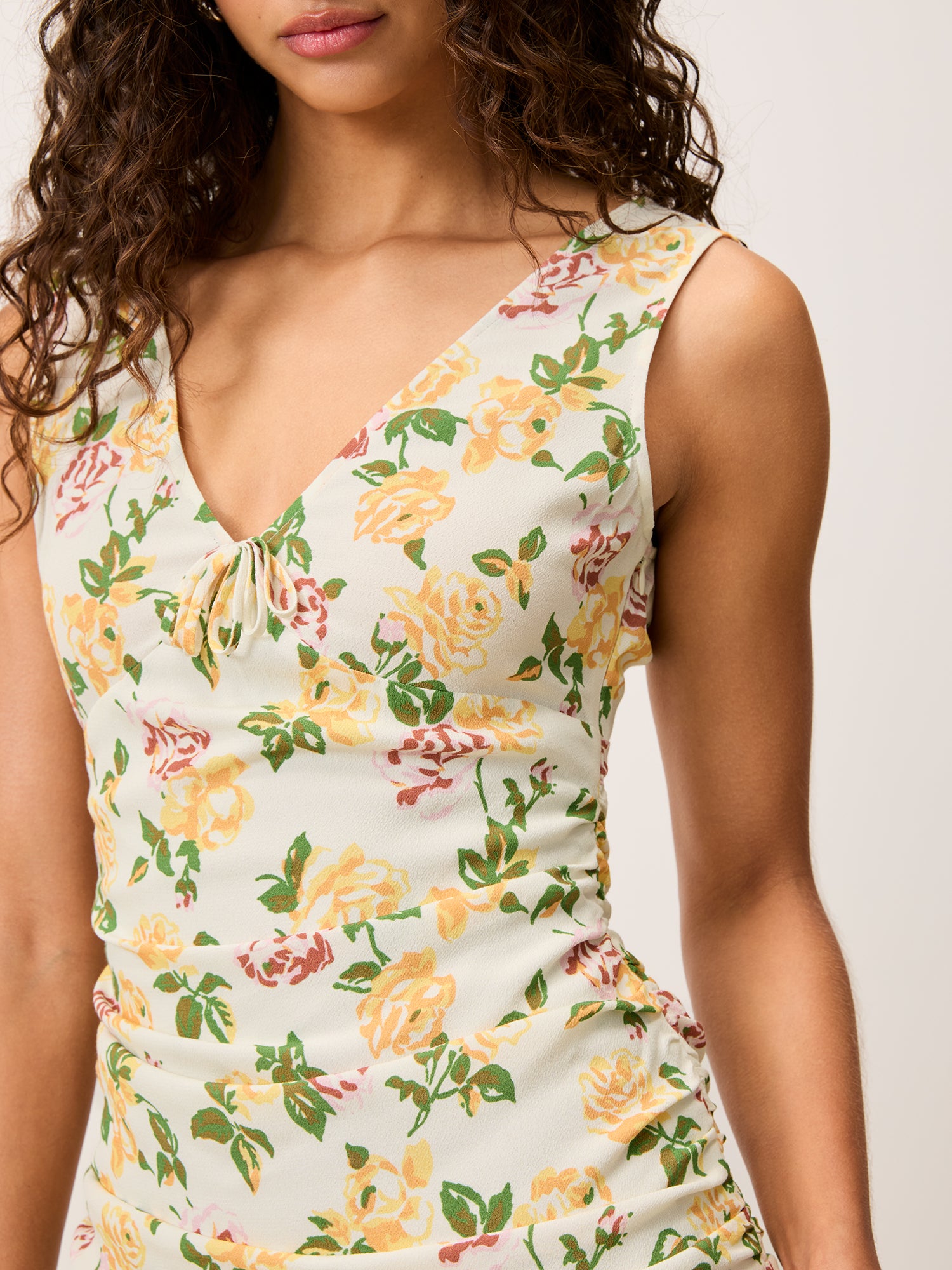 Robe VAL - FLORE ÉCRU