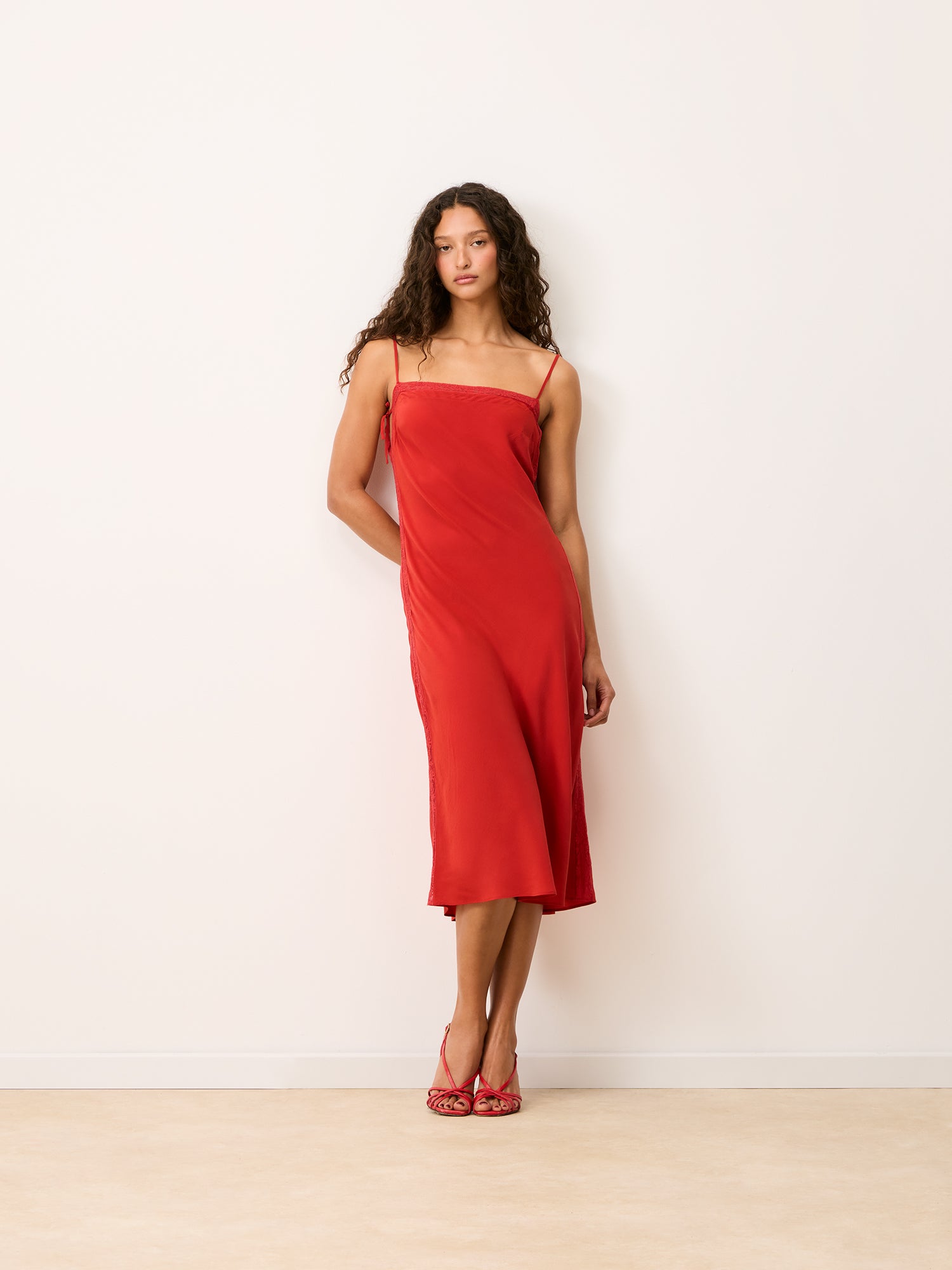 Robe VICKY - UNI  ROUGE