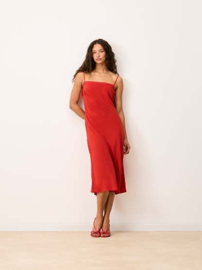 Robe VICKY - UNI  ROUGE
