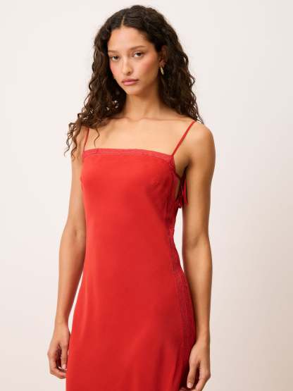 Robe VICKY - UNI  ROUGE