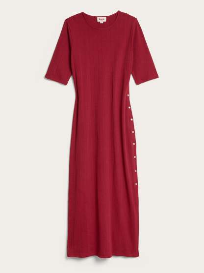 Robe VIVIANNA - POINTELLE  BORDEAUX
