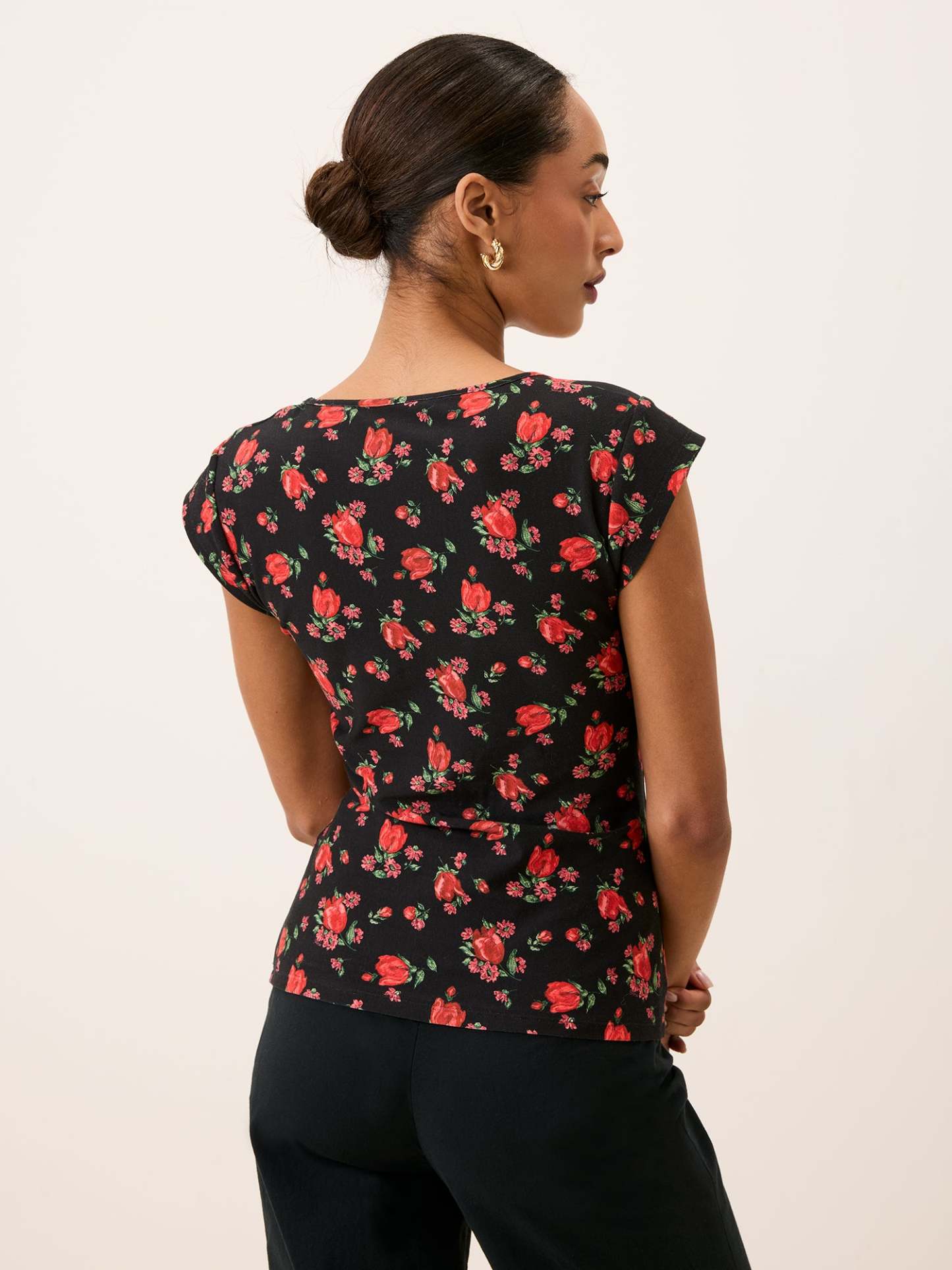 T-shirt YUNA - BALADEBUCOLIQUE NOIR