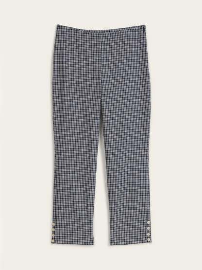 Pantalon ZOLA - Carreaux Marine