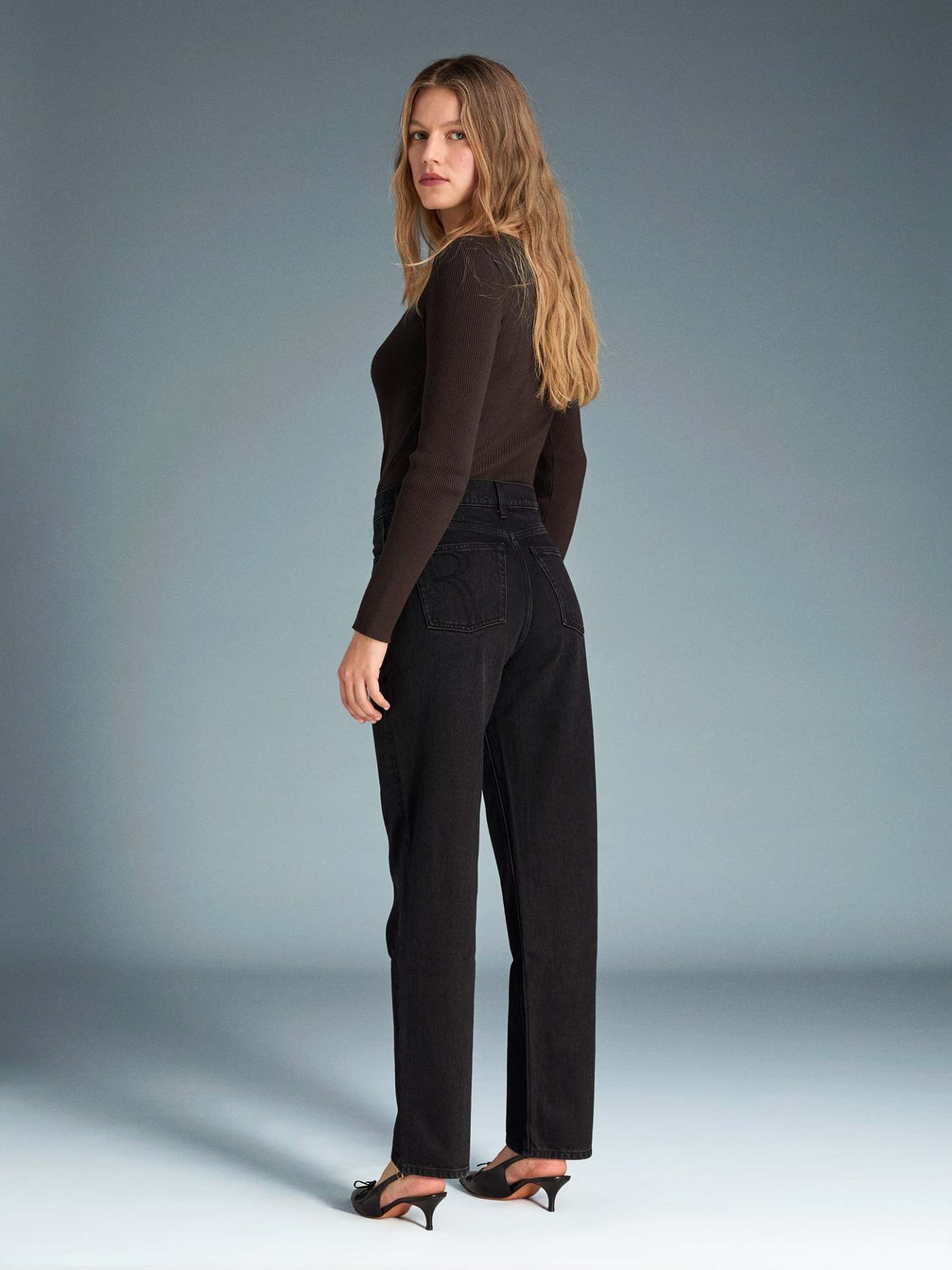 Jeans ABBESSES - DENIM NOIRSTONESIMPLE