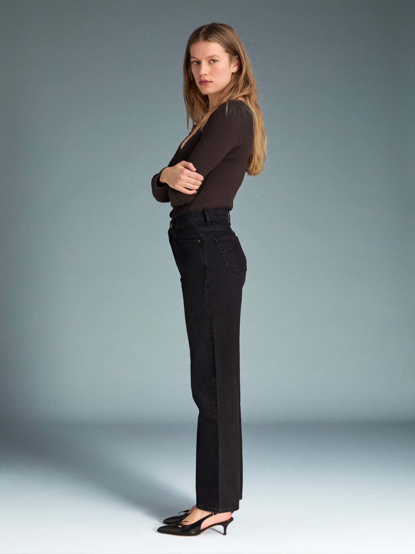 Jeans ABBESSES - DENIM NOIRSTONESIMPLE