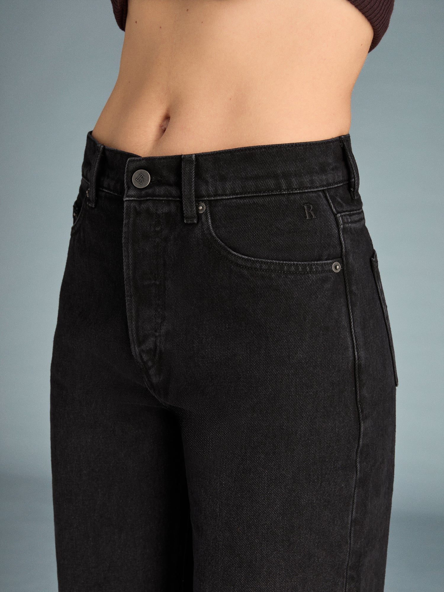 Jeans ABBESSES - DENIM NOIRSTONESIMPLE
